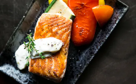 Grilled Honey Garlic Salmon