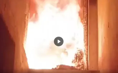 महराजगंज में दिखा लपटों का तांडव