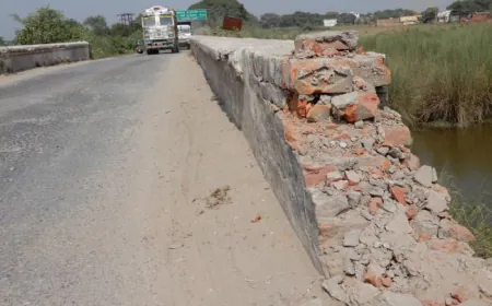 भदोही में प्लाटून पुल की हालत हुई बद्तर,  जिम्मेदार अधिकारी नहीं दे रहे ध्यान