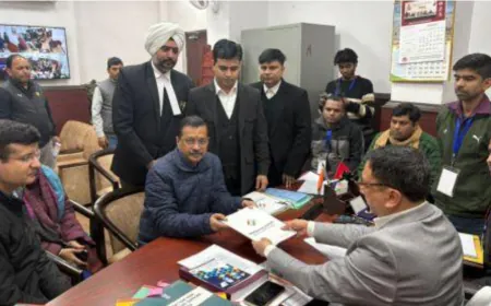 केजरीवाल ने हलफनामे में बताई पत्नी और  अपनी  हैसियत