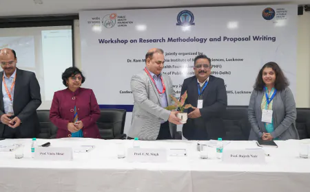 डॉ. आरएमएलआईएमएस में डॉक्टरों के लिए दो-दिवसीय गहन कार्यशाला" का हुआ आयोजन