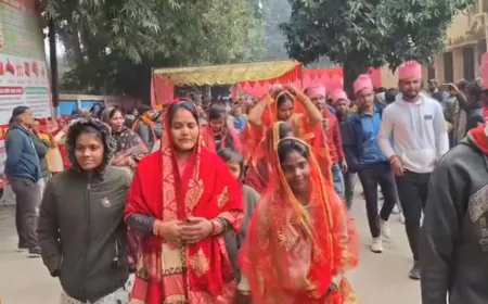 मुख्यमंत्री सामूहिक विवाह योजना के तहत कुल 95 जोड़ों ने लिए सात फेरे