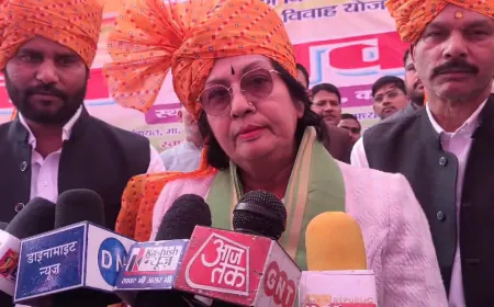 मुख्य मंत्री सामूहिक विवाह योजना अंतर्गत 217 जोड़े ने ली शादी के सात फेरे