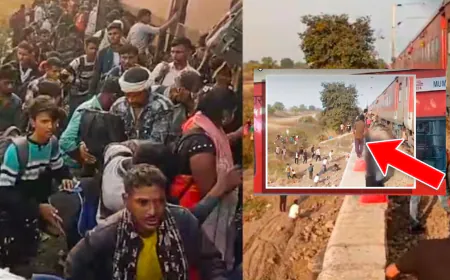 जलगांव ट्रेन हादसे में अब तक 12 लोगों के मारे जाने एवं 40 से अधिक घायल होने की हुई पुष्टि 