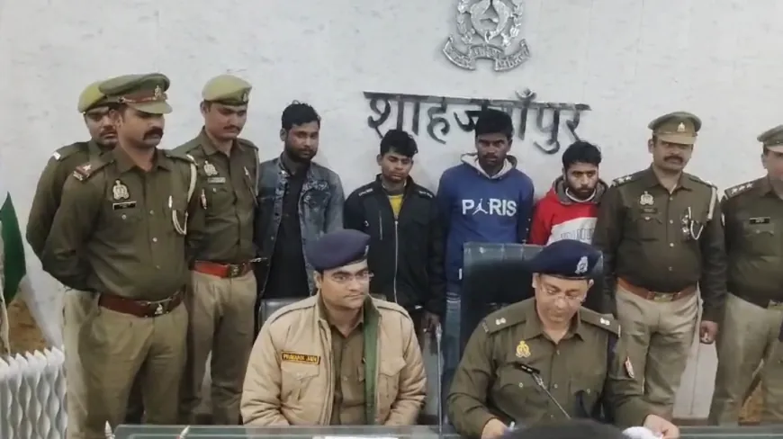 पुलिस मुठभेड़ में 5 शातिर चोर हुए गिरफ्तार