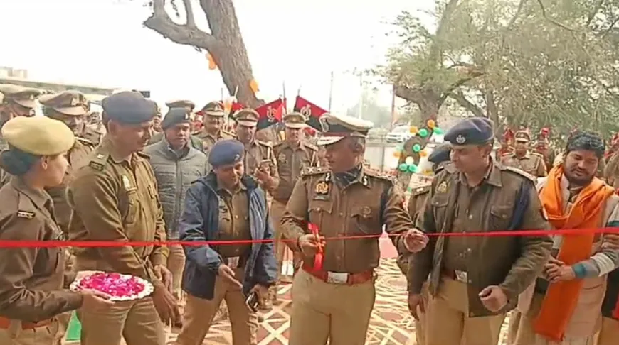 आईजी ने किया ललिया कस्बे में नवनिर्मित क्षेत्राधिकारी कार्यालय भवन का उद्घाटन