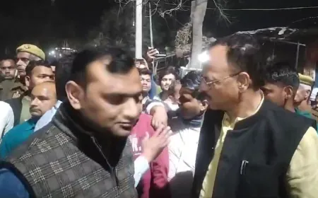 अतिक्रमण हटाओ अभियान के दौरान अधिकारियों और विधायक में हुई झड़प