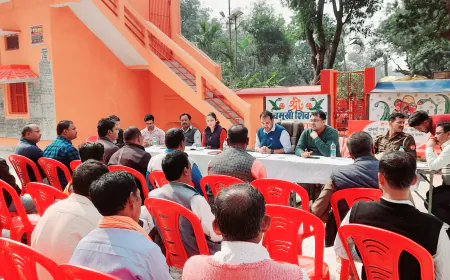 महाशिवरात्रि को लेकर एसडीएम अध्यक्षता में हुई बैठक