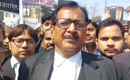 अधिवक्ताओं ने अधिवक्ता बिल के कानून को लेकर किया विरोध प्रदर्शन