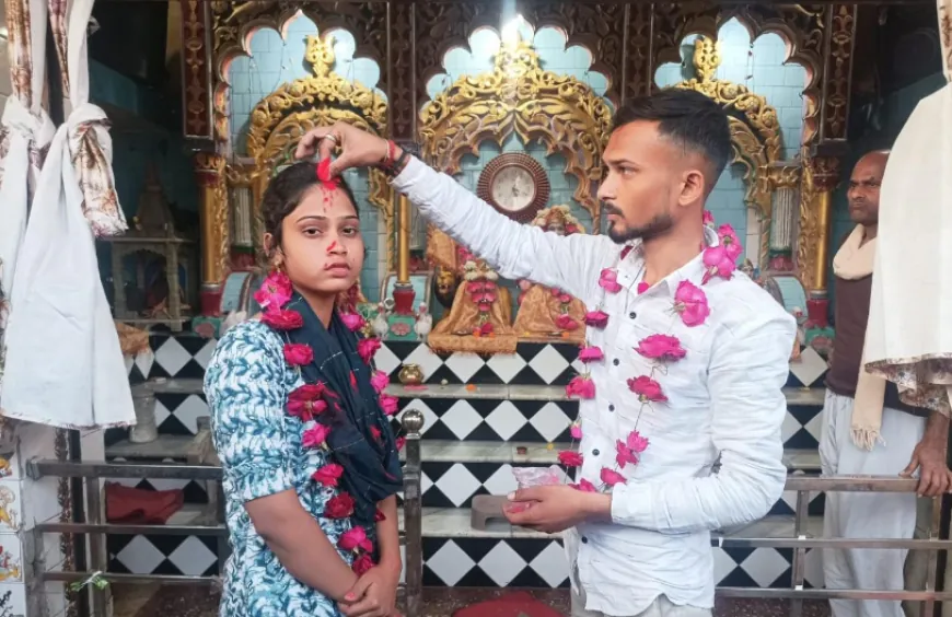 प्रेमविवाह में रोड़ा बना परिवार तो थाने पहुंच गया प्रेमी युगल
