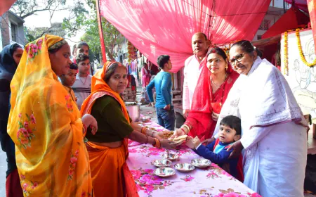 महाशिवरात्रि के शुभ अवसर पर माँ भगवती शिव मंदिर में भंडारे का आयोजन