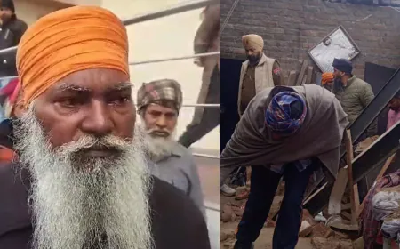 तरनतारन में मूसलधार बारिश के चलते मकान की छत ढहने से एक ही परिवार के 5 सदस्य जिंदगी से हाथ धो बैठे।