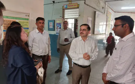 CMO ने सामुदायिक स्वास्थ्य केंद्र खतौली का किया औचक निरीक्षण 