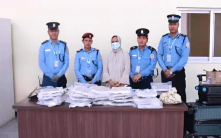 भारतीय महिला गांजा के साथ नेपाल में गिरफ्तार