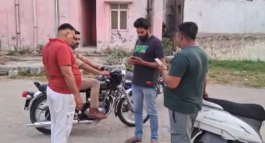 पुलिस लाइन स्थित सरकारी आवास में महिला सिपाही के पति ने की फांसी लगाकर आत्महत्या।