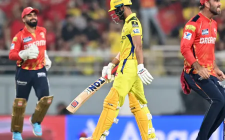 आईपीएल 2025: सीएसके की चौथी हार, ऋतुराज गायकवाड़ ने खराब फील्डिंग को बताया कारण