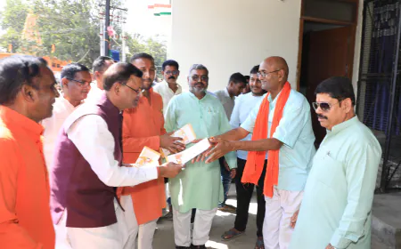 भाजपा स्थापना दिवस पर पंकज चौधरी ने स्वच्छ तीर्थ अभियान की शुरुआत की