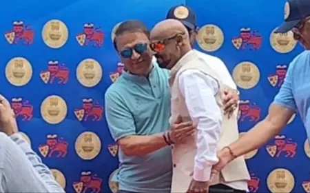 गावस्कर का बड़ा फैसला: कांबली को मिलेगी हर महीने आर्थिक सहायता