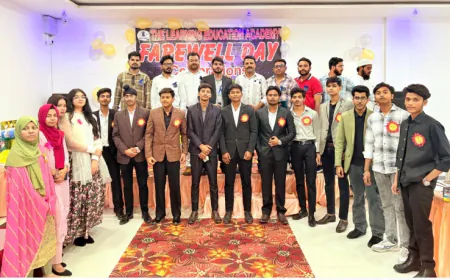 द लर्निंग एजुकेशन एकेडमी का फेयरवेल डे समारोह भव्यता के साथ हुआ सम्पन्न