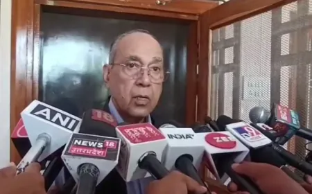 निर्माण समिति के अध्यक्ष नृपेंद्र मिश्र बैठक में सम्मलित होने के लिए पहुंचे अयोध्या 