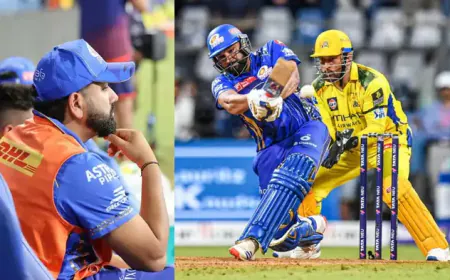 रोहित शर्मा की धमाकेदार वापसी, चेन्नई के खिलाफ खेली नाबाद 76 रन की पारी