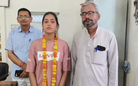 यूपी बोर्ड मे कौशांबी के धर्मा देवी इंटर कॉलेज की छात्रा ने पाया प्रदेश में दूसरा स्थान