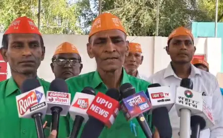 सपा सांसद एसपी सिंह पटेल से नाराज सर्व समाज सेवा संस्थान के कार्यकर्ताओ ने किया प्रेस कांफ्रेस