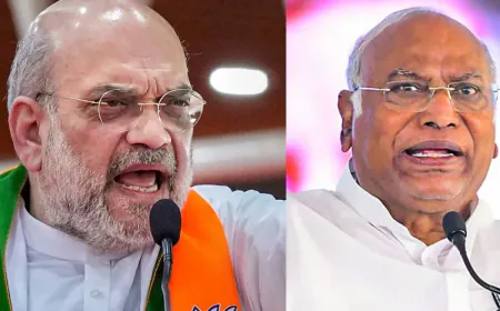 संविधान बचाओ रैली में कांग्रेस का हमला, खरगे बोले - यमराज तय करेंगे अमित शाह का भविष्य