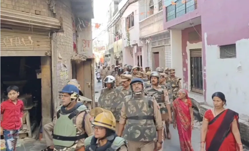संसद में वक्फ संशोधन विधेयक पेश किए जाने के मद्देनजर कानपुर में कड़ी सुरक्षा व्यवस्था