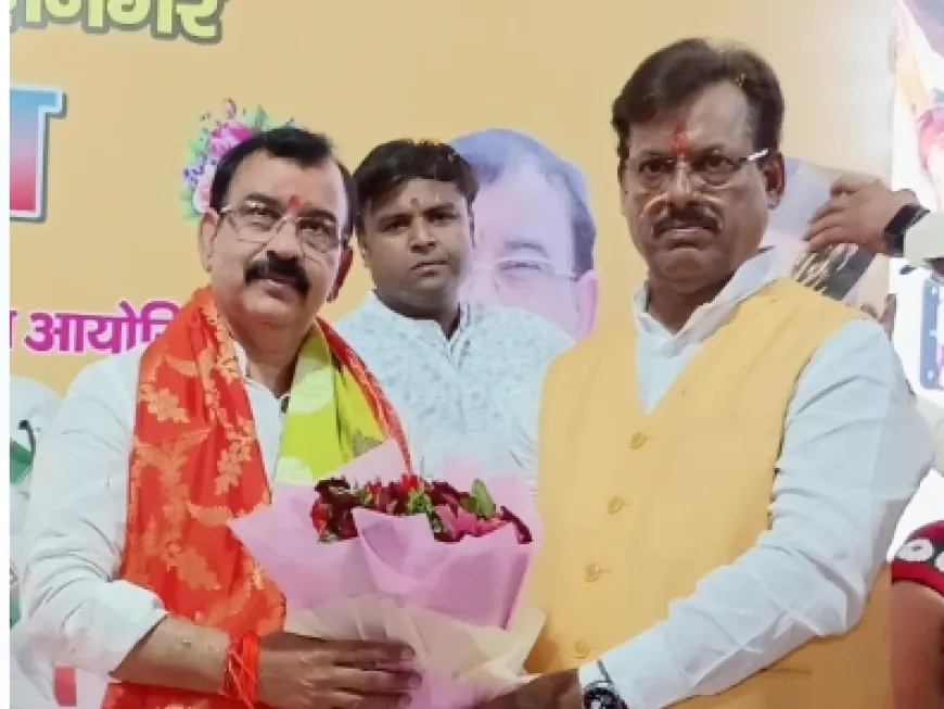 भाजपा स्थापना दिवस समारोह में विधायक ने पार्टी क़ी विचारधारा पर डाला प्रकाश