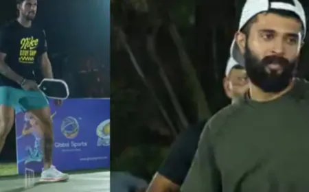 IPL से पहले तिलक-विजय का पिकलबॉल चैलेंज