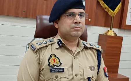 अपराधियों पर अंकुश लगा कर गोरखपुर को अपराध मुक्त जनपद बनाना पहली प्राथमिकता : एसएसपी