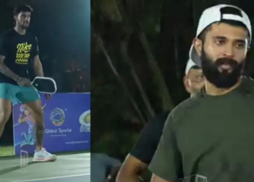 IPL से पहले तिलक-विजय का पिकलबॉल चैलेंज