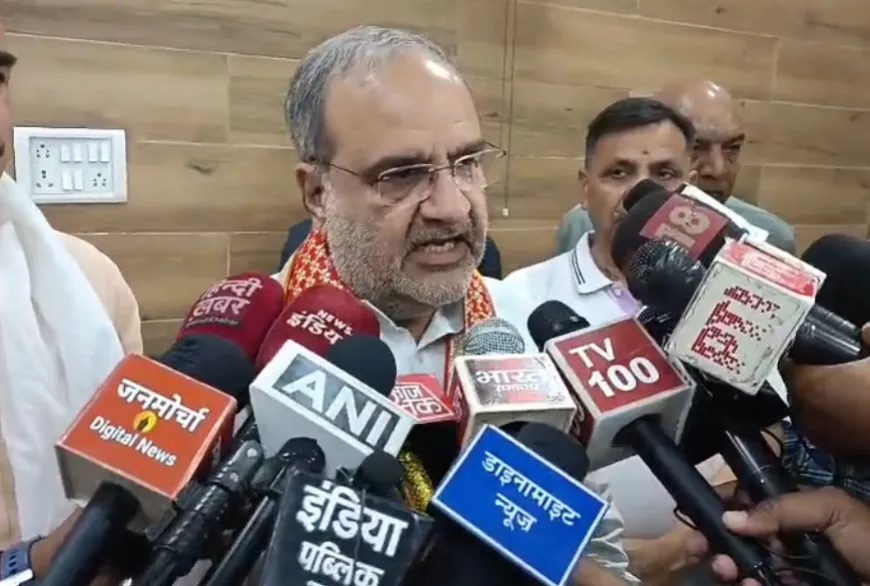 भाजपा प्रदेश अध्यक्ष भूपेंद्र सिंह पहुचें अयोध्या