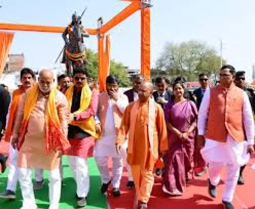 सीएम योगी आदित्यनाथ ने महाराणा प्रताप जयंती पर पाकिस्तान को लिया आड़े हाथ