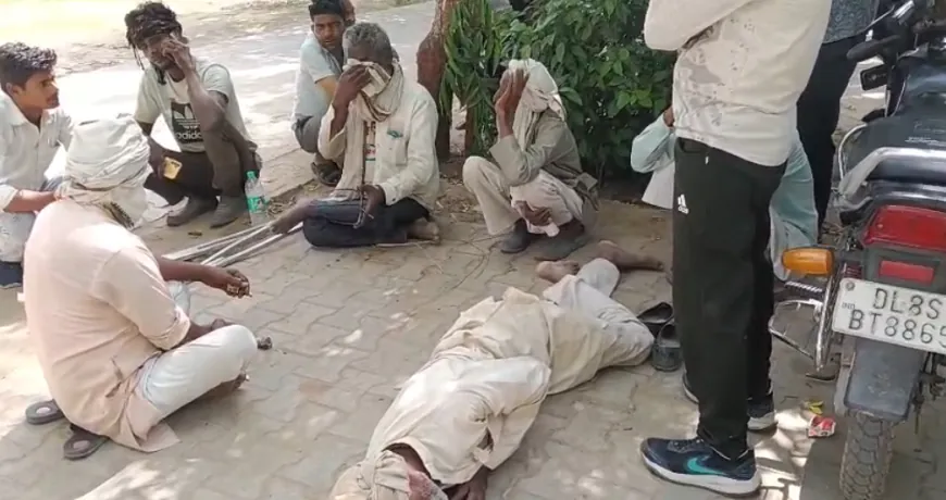 युवक कों घर से बुलाकर मिट्टी का डंफर चढ़ाकर उतारा मौत के घाट, हत्या का आरोप