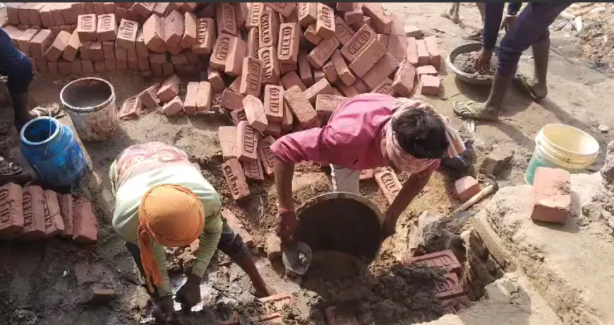 तालाबी जमीन पर जबरन अवैध कब्जे का आरोप