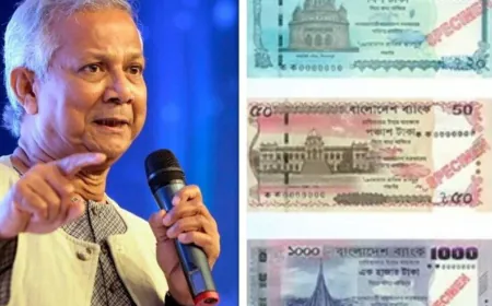 बांग्लादेश के नए नोटों से हटा बंगबंधु का चित्र, अब दिखेगा राष्ट्रीय धरोहरों का स्वरूप