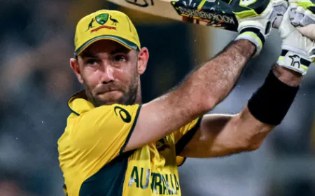 ग्लेन मैक्सवेल ने वनडे क्रिकेट को कहा अलविदा, चैंपियंस ट्रॉफी 2025 के बाद लिया संन्यास