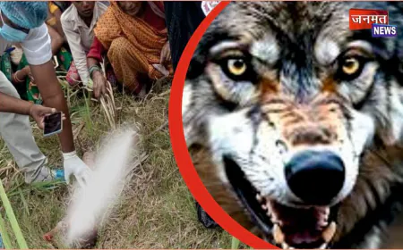 महसी इलाके में फिर खूंखार जानवर का आतंक, माँ की गोद से मासूम को उठा ले गया जंगली भेड़िया