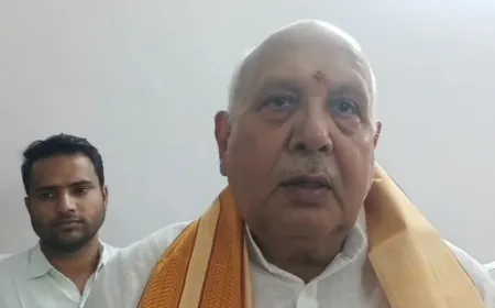 सीएम के दौरे के मद्देनजर सूर्य प्रताप शाही औरैया पहुँचे, विकसित कृषि अभियान को लेकर दी जानकारी