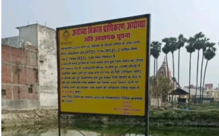 अयोध्या में राम मंदिर क्षेत्र के आसपास ऊंचे भवनों पर रोक, मास्टर प्लान 2031 के तहत नई गाइडलाइन लागू
