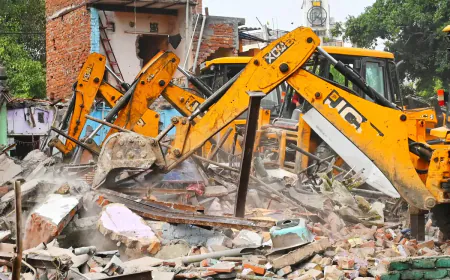 फरीदाबाद में अवैध निर्माण पर चला प्रशासन का बुलडोजर, 150 से ज्यादा मकान जमींदोज
