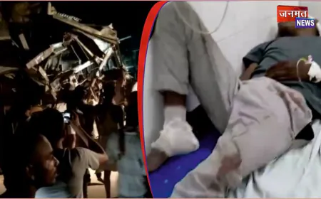 अंतिम संस्कार के लिए जा रहे ट्रैक्टर-ट्रॉली को ट्रक ने मारी टक्कर, एक की मौत, कई घायल