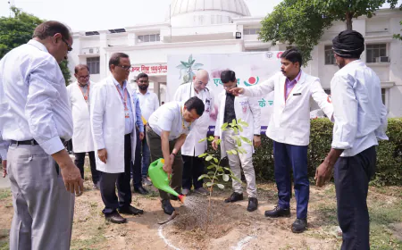 आरएसएम संयुक्त चिकित्सालय, साढ़ामऊ में मना विश्व रक्तदाता दिवस