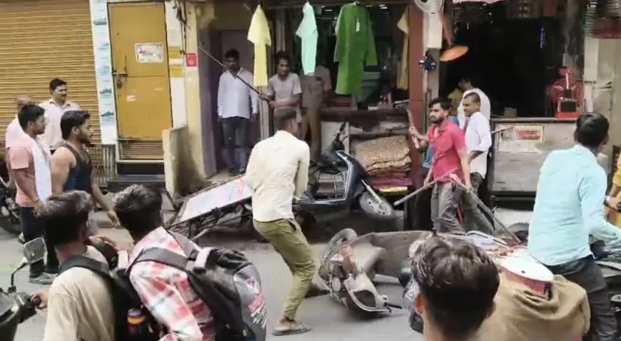 पंखा बदलने के विवाद में व्यापारी पर खुलेआम हमला, बाजार में फैली दहशत