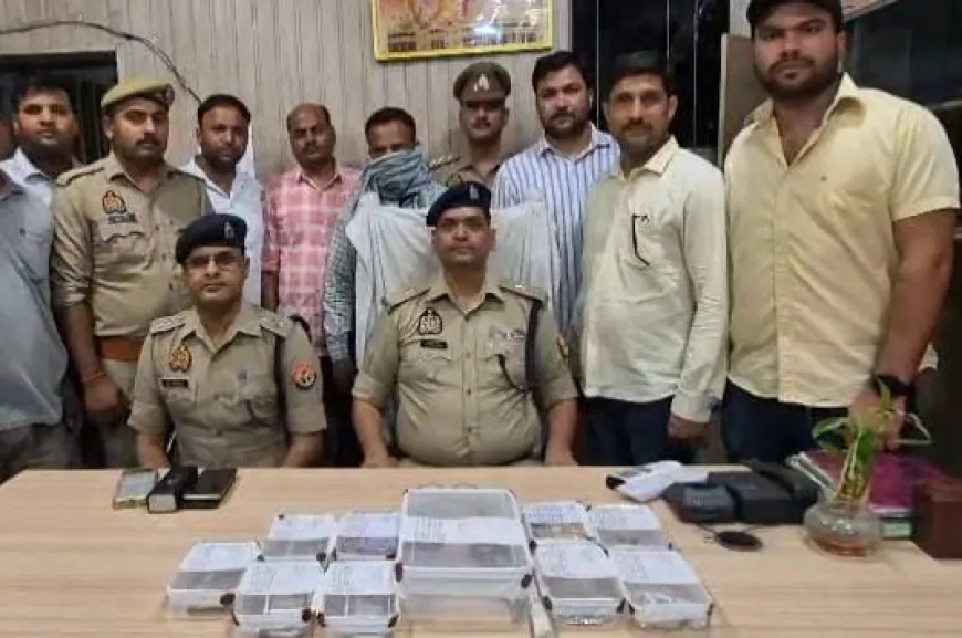 एटा पुलिस ने किया लाखों की चोरी का खुलासा, कुख्यात चोर गिरफ्तार, सोना-चांदी और नकदी बरामद