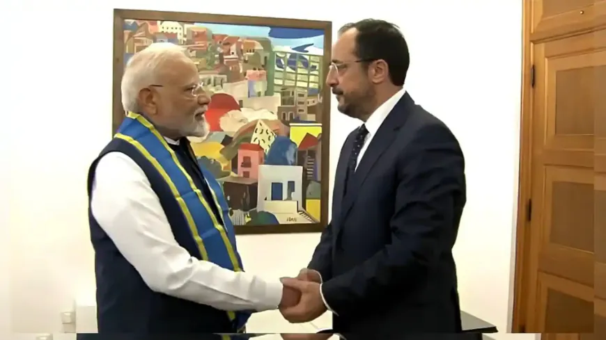 साइप्रस ने प्रधानमंत्री मोदी को देश का सर्वोच्च नागरिक सम्मान किया प्रदान