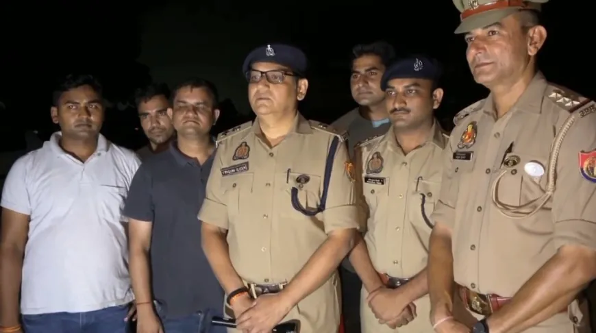 पुलिस मुठभेड़ में एक बदमाश घायल, चार गिरफ्तार