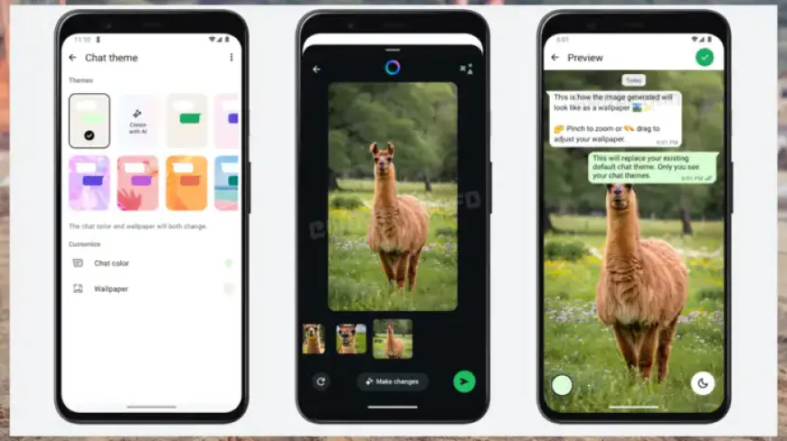 WhatsApp ला रहा AI-Generated Wallpaper फीचर, अब चैट्स के बैकग्राउंड बनेंगे आपकी कल्पना से